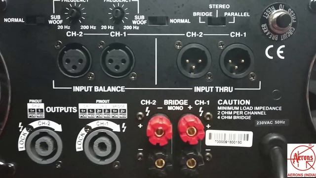 AERONS RMX HD7000II || OUR LATEST POWER AMPLIFIER смотреть онлайн