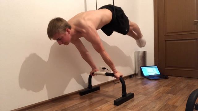 ОТЖИМАНИЯ В СТОЙКЕ. ГОРИЗОНТ И ПЕРЕДНИЙ ВИС/Путь в ТОП WORKOUT 64 смотреть онлайн