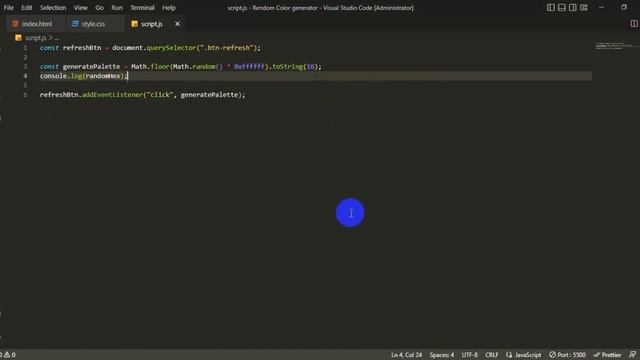 Create A Random Color Palette Generator Using HTML CSS & JavaScript @techweb.official смотреть онлайн