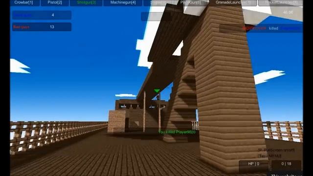 KILLим школьников в игре "Pixel Warfare" смотреть онлайн