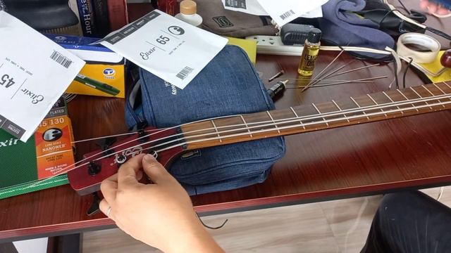 Cort B5 Bass Guitar | Re-String New Sets of Elixir 5 String | Fret Polishing | Lemon Oil смотреть онлайн