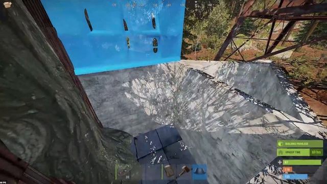 RUST - ПОСТРОИЛ САМЫЙ ТОПОВЫЙ И НЕВИДИМЫЙ ДОМ ОХРАНЯЕМЫЙ КУЧЕЙ ТУРЕЛЕЙ,МАСКИРОВКА УРОВЕНЬ БОГ ЖЕСТЬ смотреть онлайн