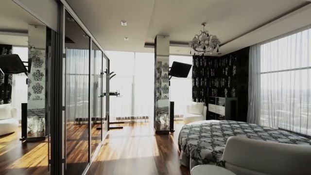 Купить ПЕНТХАУС с ПАНОРАМНЫМ ВИДОМ на центр Москвы! смотреть онлайн