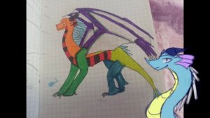 Мои старые рисунки драконов. // Драконья Сага // Wings of Fire