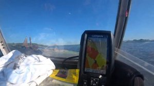 Настройка эхолота Garmin straiker plus 4cv.Показывает глубину на скорости 35 км.в час.