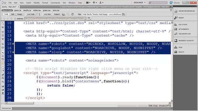 Removing Search Engine No Index Tags From Your Templates and Pages смотреть онлайн