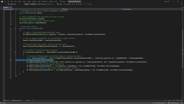 Учитесь создавать плавающие объекты в играх на Unity легко - Учебник по плавучести в воде смотреть онлайн