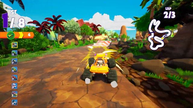 Blaze and the Monster Machines – Stripes – Rapid Rock Raceway – Animal Island Race – Gameplay #7 смотреть онлайн