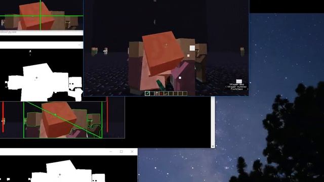Minecraft OpenCV bot constantly Harasses Villagers смотреть онлайн