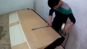 Перетяжка изголовья кровати /своими руками\ DIY