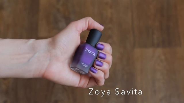 Лак Zoya Savita свотч, Matte velvet collection смотреть онлайн