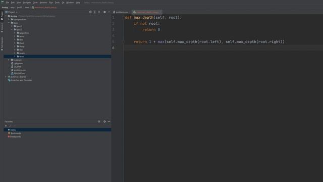 Maximum Depth of Binary Tree - Leetcode 104 - Tree - Python - Ita смотреть онлайн