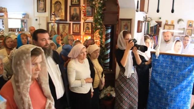 2018.08.31 Престольный праздник в храме “Всецарицы” ч.2 смотреть онлайн