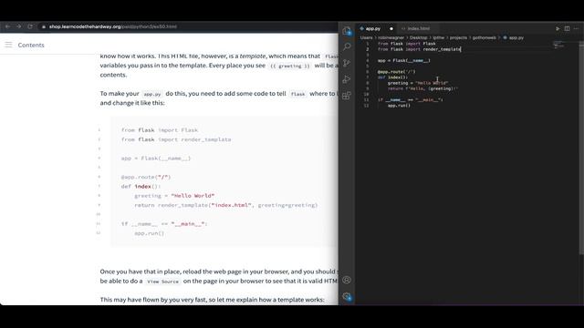 Learn Python 3 The Hard Way Exercise 50 Your First Website смотреть онлайн