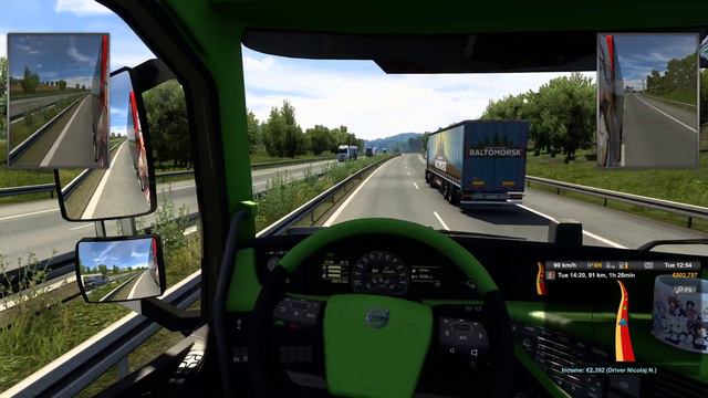 Euro Truck Simulator 2 2023 4K Anime Paint And Cabin Accessories! смотреть онлайн