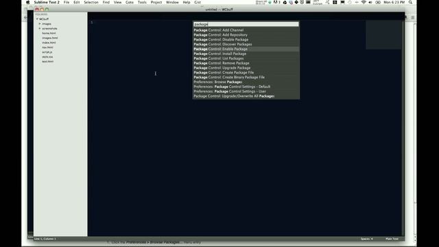 Sublime Text 2 - Starting With Package Control смотреть онлайн