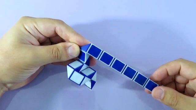 КРЕСТ ✞ из змейки Рубика № 2 - схема сборки. Фигура № 84 смотреть онлайн