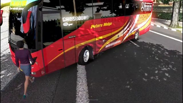 Euro Truck Simulator 2(ETS2) - Maxibus XHD keliling jalan sukabumi смотреть онлайн