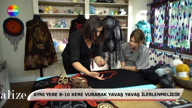 Alize Country ile Keçeleme Çalışması- Making Felting Work with Alize Country смотреть онлайн