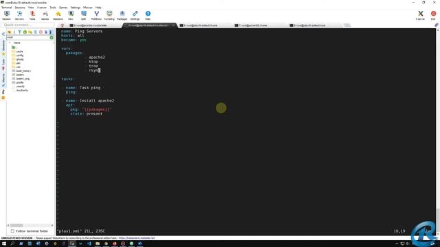 08 Переменные Vars в Playbooks Ansible. смотреть онлайн