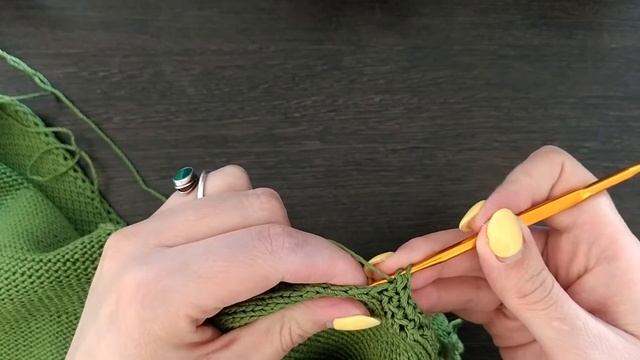 Как обвязать края изделия, чтобы они не закручивались. смотреть онлайн