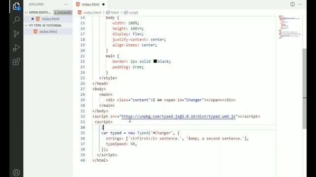 How to make a animation Text using Javascript смотреть онлайн