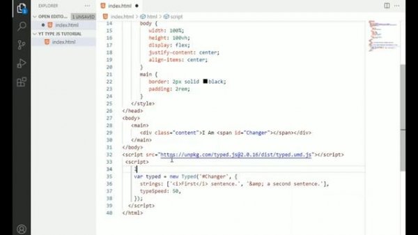 How to make a animation Text using Javascript