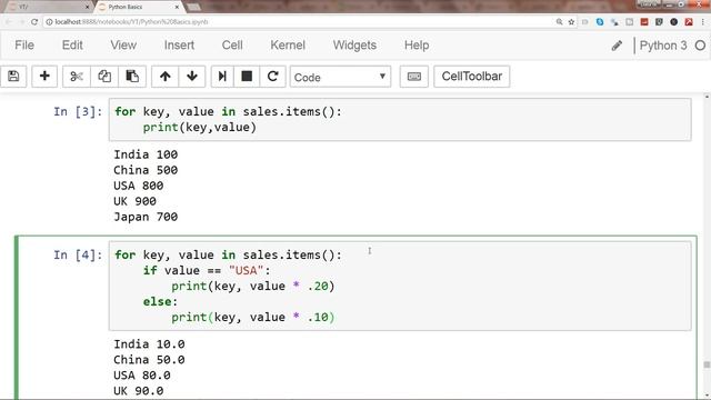 Python Dictionaries Tutorial 12 | How to loop dictionary python and python IF ELSE Statements смотреть онлайн