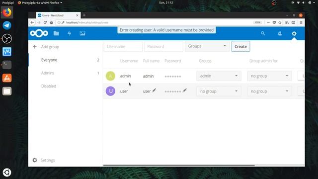 Instalacja Nextcloud Na Ubuntu 18.04 LTS