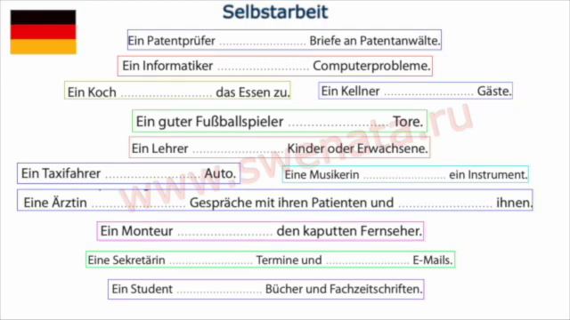 A2 Die deutschen Verben I Was machen die Leute im Beruf I смотреть онлайн