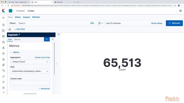 Centralized Logging and Monitoring with Kubernetes: Create Kubernetes Monitor Kibana|packtpub.com смотреть онлайн