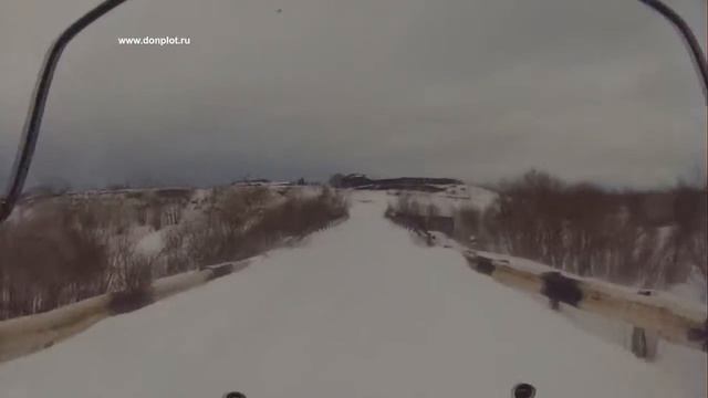 Шахты - На снегоходе по деревне - Для тех кому сейчас жарко