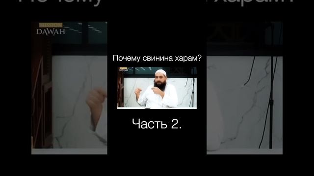 почему свинина харам часть 2 смотреть онлайн