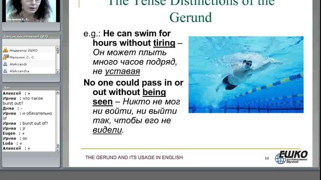 Webinar ЕШКО Герундий и его использование в английском языке смотреть онлайн