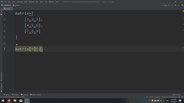 Python 22 - 2D Lists смотреть онлайн