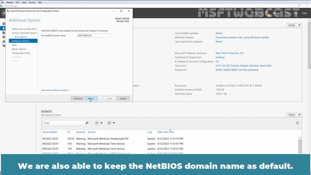 6. How to Setup Active Directory Domain on Windows Server 2022 | A Step by Step Guide смотреть онлайн