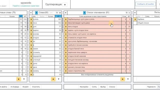 Анализ запросов конкурентов на примере Spywords смотреть онлайн