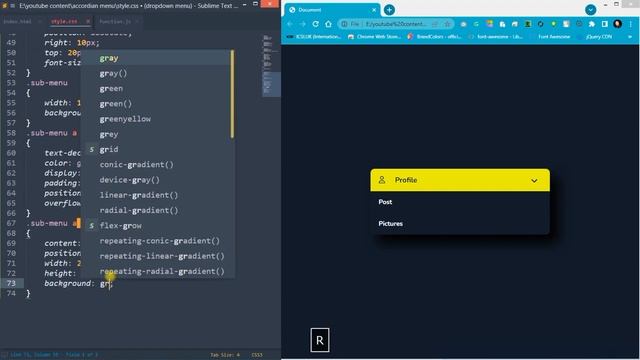 how to make accordion menu in html , css and jquery 2022 in hindi/urdu | step by step easy to make смотреть онлайн