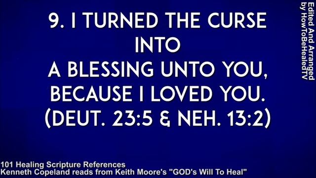 101 HEALING SCRIPTURE VERSE References - Kenneth Copeland reads Keith Moore's "GOD's Will To Heal" смотреть онлайн