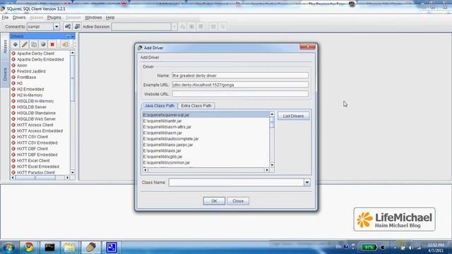 Squirrel SQL & Derby DB Jump Start (3/5) смотреть онлайн