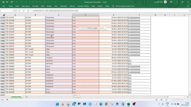 How to calculate Productivity in Excel смотреть онлайн