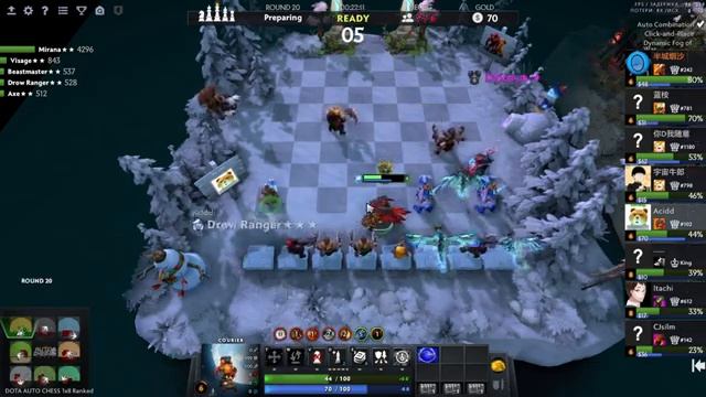 dota auto chess - hunters and orcs combo by aciddka - queen gameplay - chinese lobby in autochess смотреть онлайн