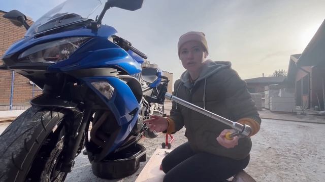 Замена масла Kawasaki Ninja 650