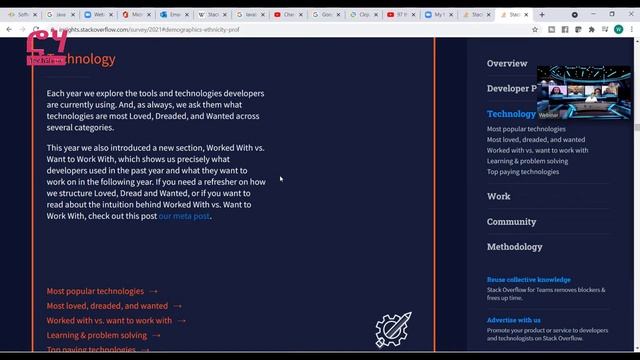 Stack Overflow Developer Survey 2021 смотреть онлайн