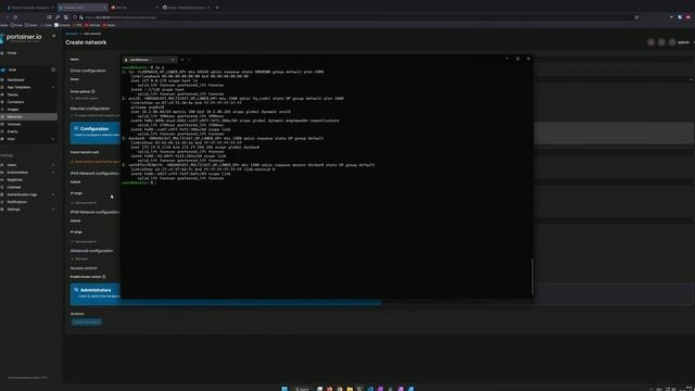 Create MACVLAN with Portainer смотреть онлайн