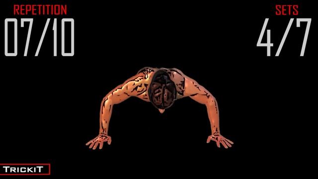 Push Ups Workout Level - 8 | Shoulders Workout | Chest Workout | NO Equipment Workout смотреть онлайн
