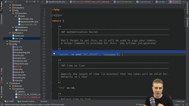 LARAVEL API + SPA SIGNIN| Laravel + Angular 2 / Vue.js 2 смотреть онлайн