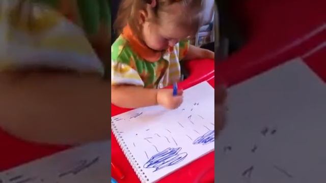 Рисуем дождик☔️ смотреть онлайн