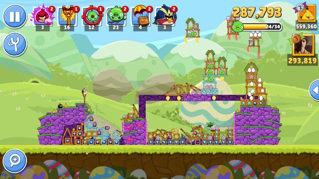 Angry Birds Friends. Egg Drop. All levels 3 stars. Passage from Sergey Fetisov смотреть онлайн