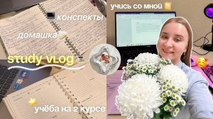 STUDY VLOG/УЧИСЬ СО МНОЙ/study with me/стади виз ми/БУДНИ СТУДЕНТКИ В МОСКВЕ/как я ДЕЛАЮ УРОКИ?